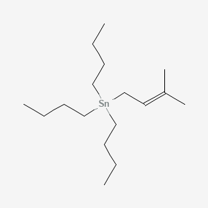 molecular formula C17H36Sn B1586688 Tributyl(3-methyl-2-butenyl)tin CAS No. 53911-92-5