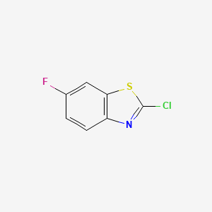 molecular formula C7H3ClFNS B1586690 2-Chloro-6-fluorobenzo[d]thiazole CAS No. 399-74-6