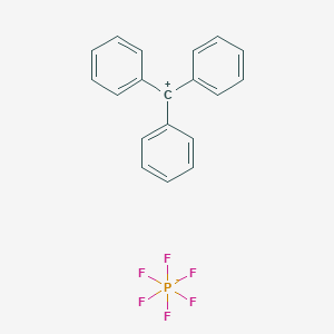 molecular formula C19H15F6P B1586695 Triphenylcarbenium hexafluorophosphate CAS No. 437-17-2