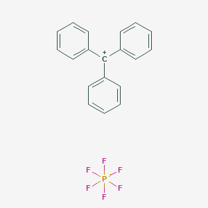 molecular formula C19H15F6P B1586695 三苯基碳离子六氟磷酸盐 CAS No. 437-17-2