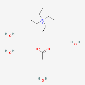 molecular formula C10H31NO6 B1586696 四乙基乙酸铵四水合物 CAS No. 67533-12-4