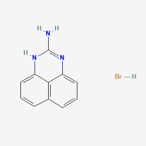 molecular formula C11H10BrN3 B1586697 Pyrimidin-2-ylaminehydrobromide sesquihydrate CAS No. 40835-96-9