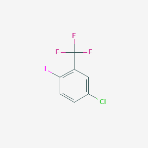 molecular formula C7H3ClF3I B1586698 5-Chloro-2-iodobenzotrifluoride CAS No. 23399-77-1