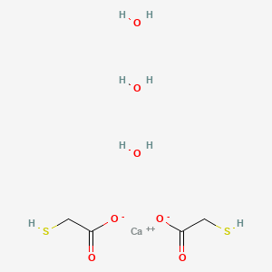 molecular formula C2H6CaO3S B1586705 Calcium thioglycolate trihydrate CAS No. 5793-98-6