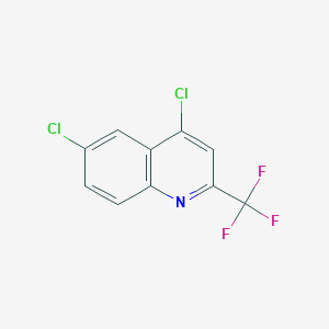 molecular formula C10H4Cl2F3N B1586719 4,6-Dichloro-2-(trifluoromethyl)quinoline CAS No. 18706-33-7