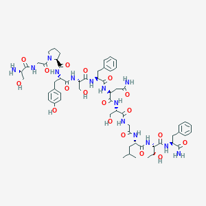 molecular formula C59H82N14O18 B158672 Salmfamide 2 CAS No. 134439-74-0