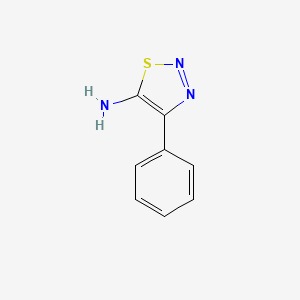 molecular formula C8H7N3S B1586722 4-Phenyl-1,2,3-thiadiazol-5-amine CAS No. 78301-72-1