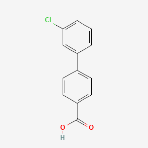 molecular formula C13H9ClO2 B1586725 3'-Chloro-biphenyl-4-carboxylic acid CAS No. 5728-43-8
