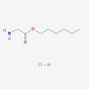 molecular formula C8H18ClNO2 B1586728 Hexyl 2-aminoacetate Hydrochloride CAS No. 75980-28-8