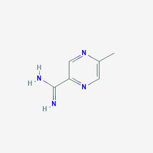 molecular formula C6H8N4 B1586733 5-Methylpyrazine-2-carboximidamide CAS No. 725234-33-3