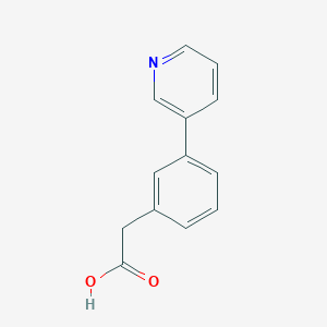molecular formula C13H11NO2 B1586736 3-(3'-Pyridyl)phenylacetic acid CAS No. 597584-62-8