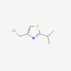 molecular formula C7H10ClNS B1586742 4-(氯甲基)-2-异丙基噻唑 CAS No. 40516-57-2