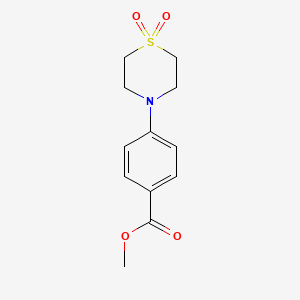 molecular formula C12H15NO4S B1586745 Methyl 4-(1,1-Dioxothiomorpholino)benzoate CAS No. 45185-76-0