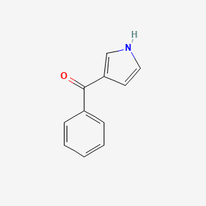 molecular formula C11H9NO B1586747 phenyl(1H-pyrrol-3-yl)methanone CAS No. 7126-41-2
