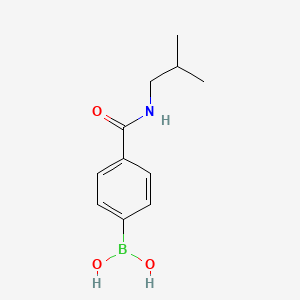 molecular formula C11H16BNO3 B1586748 4-(Isobutylaminocarbonyl)phenylboronic acid CAS No. 850568-13-7