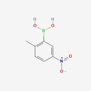 molecular formula C7H8BNO4 B1586749 2-Methyl-5-nitrophenylboronic acid CAS No. 100960-11-0
