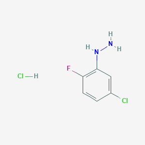 molecular formula C6H7Cl2FN2 B1586751 5-氯-2-氟苯肼盐酸盐 CAS No. 529512-80-9