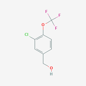 molecular formula C8H6ClF3O2 B1586752 3-Chloro-4-(trifluoromethoxy)benzyl alcohol CAS No. 56456-48-5