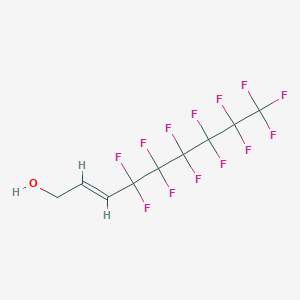 molecular formula C9H5F13O B1586756 3-(Perfluoro-n-hexyl)prop-2-en-1-ol CAS No. 38550-47-9