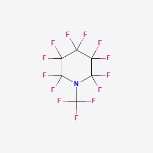 molecular formula C6F13N B1586757 2,2,3,3,4,4,5,5,6,6-Decafluoro-1-(trifluoromethyl)piperidine CAS No. 359-71-7