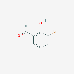 molecular formula C7H5BrO2 B158676 3-Bromo-2-hydroxybenzaldehyde CAS No. 1829-34-1