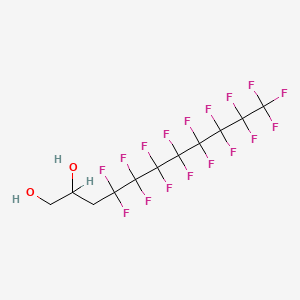 molecular formula C11H7F17O2 B1586760 1H,1H,2H,3H,3H-Perfluoroundecan-1,2-diol CAS No. 94159-84-9