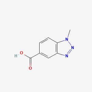 molecular formula C8H7N3O2 B1586762 1-methyl-1H-1,2,3-benzotriazole-5-carboxylic acid CAS No. 305381-67-3