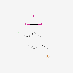 molecular formula C8H5BrClF3 B1586767 4-Chloro-3-(trifluoromethyl)benzyl bromide CAS No. 261763-23-9