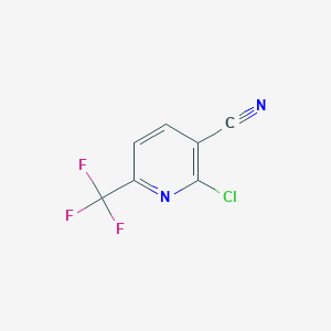 molecular formula C7H2ClF3N2 B1586768 2-氯-6-(三氟甲基)烟腈 CAS No. 386704-06-9
