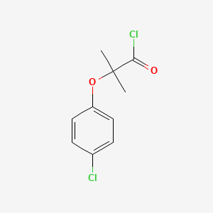 molecular formula C10H10Cl2O2 B1586769 2-(4-Chlorophenoxy)-2-methylpropanoyl chloride CAS No. 5542-60-9