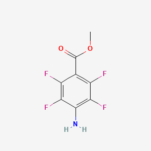 molecular formula C8H5F4NO2 B1586770 Methyl 4-amino-2,3,5,6-tetrafluorobenzoate CAS No. 715-37-7