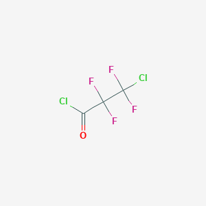 molecular formula C3Cl2F4O B1586771 3-Chloro-2,2,3,3-tetrafluoropropanoyl chloride CAS No. 24503-62-6