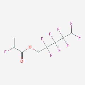 molecular formula C8H5F9O2 B1586772 2,2,3,3,4,4,5,5-Octafluoropentyl 2-fluoroprop-2-enoate CAS No. 87910-92-7
