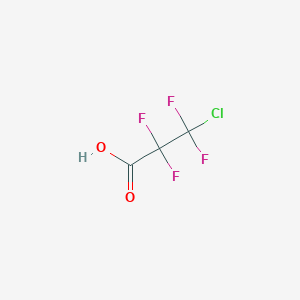 molecular formula C3HClF4O2 B1586773 3-氯四氟丙酸 CAS No. 661-82-5
