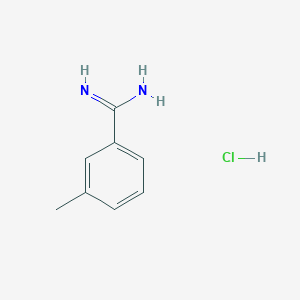 molecular formula C8H11ClN2 B1586779 3-甲基苯甲酰亚胺酰胺盐酸盐 CAS No. 20680-59-5