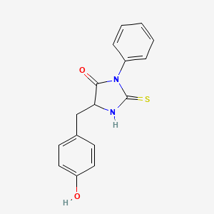 molecular formula C16H14N2O2S B1586788 Tyrosine phenylthiohydantoin CAS No. 4332-95-0