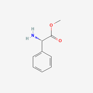 molecular formula C9H11NO2 B1586789 (S)-Methyl 2-amino-2-phenylacetate CAS No. 37760-98-8