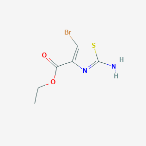 molecular formula C6H7BrN2O2S B1586792 Ethyl 2-amino-5-bromothiazole-4-carboxylate CAS No. 61830-21-5