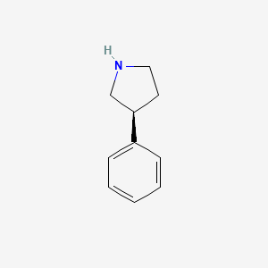 molecular formula C10H13N B1586794 (3S)-3-phenylpyrrolidine CAS No. 62624-46-8