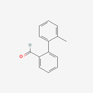 molecular formula C14H12O B1586796 2-(2-甲苯基)苯甲醛 CAS No. 7111-68-4