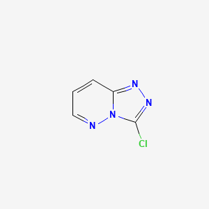 molecular formula C5H3ClN4 B1586798 3-Chloro-[1,2,4]triazolo[4,3-b]pyridazine CAS No. 33050-36-1