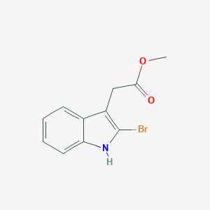 molecular formula C11H10BrNO2 B158680 Methyl 2-(2-bromo-1H-indol-3-YL)acetate CAS No. 1912-35-2