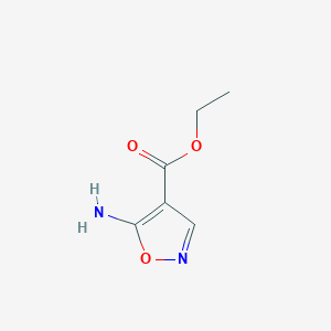 molecular formula C6H8N2O3 B1586800 Ethyl 5-aminoisoxazole-4-carboxylate CAS No. 34859-64-8