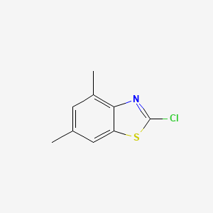 molecular formula C9H8ClNS B1586808 2-Chloro-4,6-dimethyl-1,3-benzothiazole CAS No. 80689-35-6