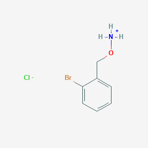 molecular formula C7H9BrClNO B1586815 1-[(Ammoniooxy)methyl]-2-bromobenzene chloride CAS No. 51572-91-9