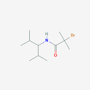 B1586816 N1-(1-Isopropyl-2-methylpropyl)-2-bromo-2-methylpropanamide CAS No. 69959-91-7