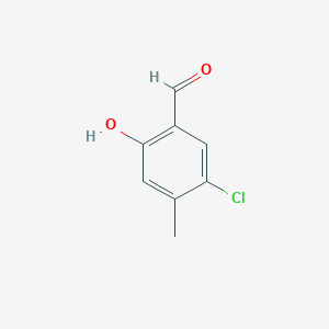 molecular formula C8H7ClO2 B1586818 5-Chloro-2-hydroxy-4-methylbenzaldehyde CAS No. 3328-68-5