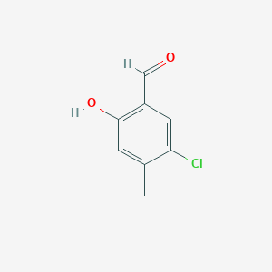molecular formula C8H7ClO2 B1586818 5-Chloro-2-hydroxy-4-methyl-benzaldehyde CAS No. 3328-68-5
