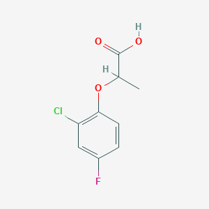 molecular formula C9H8ClFO3 B158682 2-(2-Chloro-4-fluorophenoxy)propanoic acid CAS No. 1892-92-8