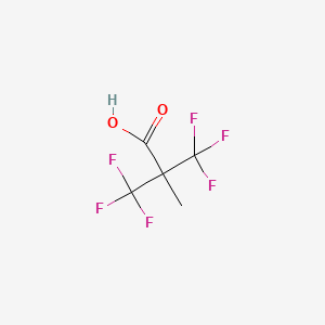 molecular formula C5H4F6O2 B1586823 2,2-Bis(trifluoromethyl)propionic acid CAS No. 45048-36-0